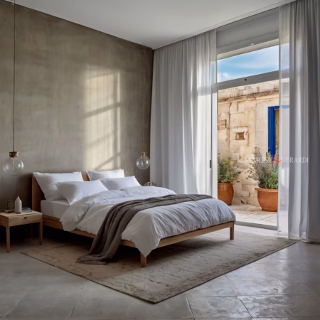 Lenzuola di percalle raso di cotone bianche 1