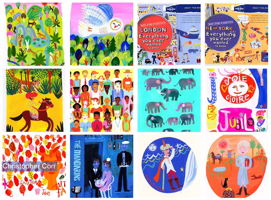 Christopher corr illustrazioni libri artista