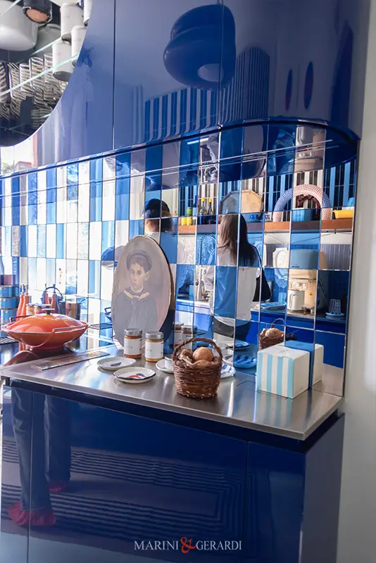 Design week 2025 casa ornella cucina blu ludovica gerardi foto Design week 2025 casa ornella cucina blu ludovica gerardi foto