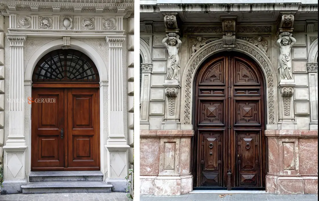 Portoni vecchi restauro portoni in legno antichi riproduzioni d'epoca