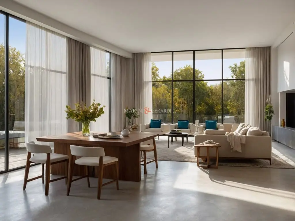 Idee creative tende per il soggiorno in lino Idee creative tende per il soggiorno in lino