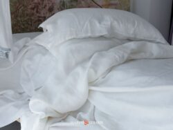 Federe cuscini da letto colore bianco 600 fili