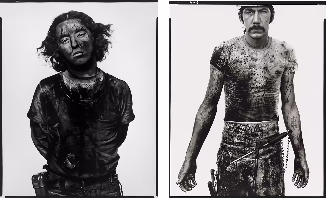 Richard avedon slaughterhouse workers 1979 Richard avedon slaughterhouse workers 1979