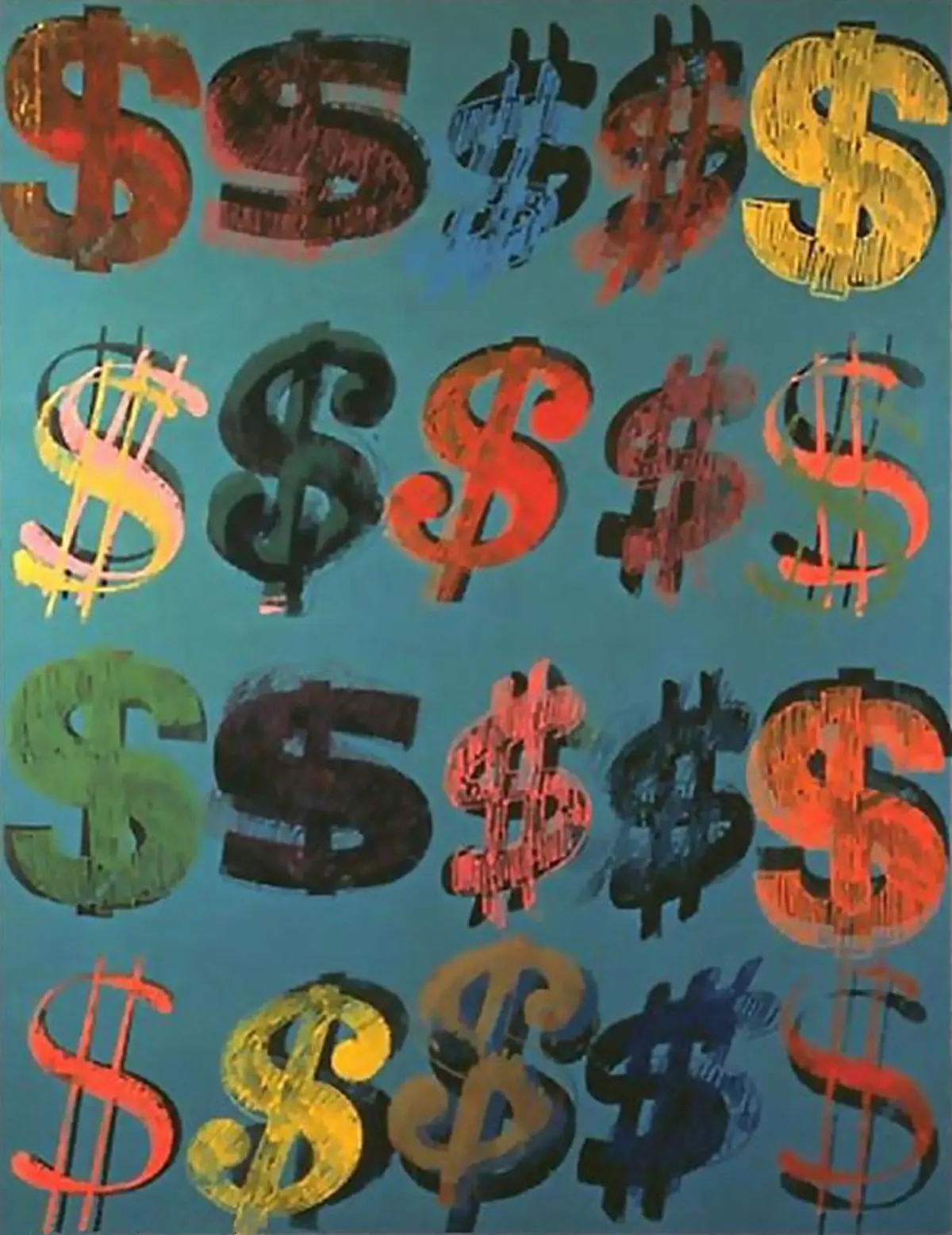 Andy warhol dollar sign Andy warhol dollar sign