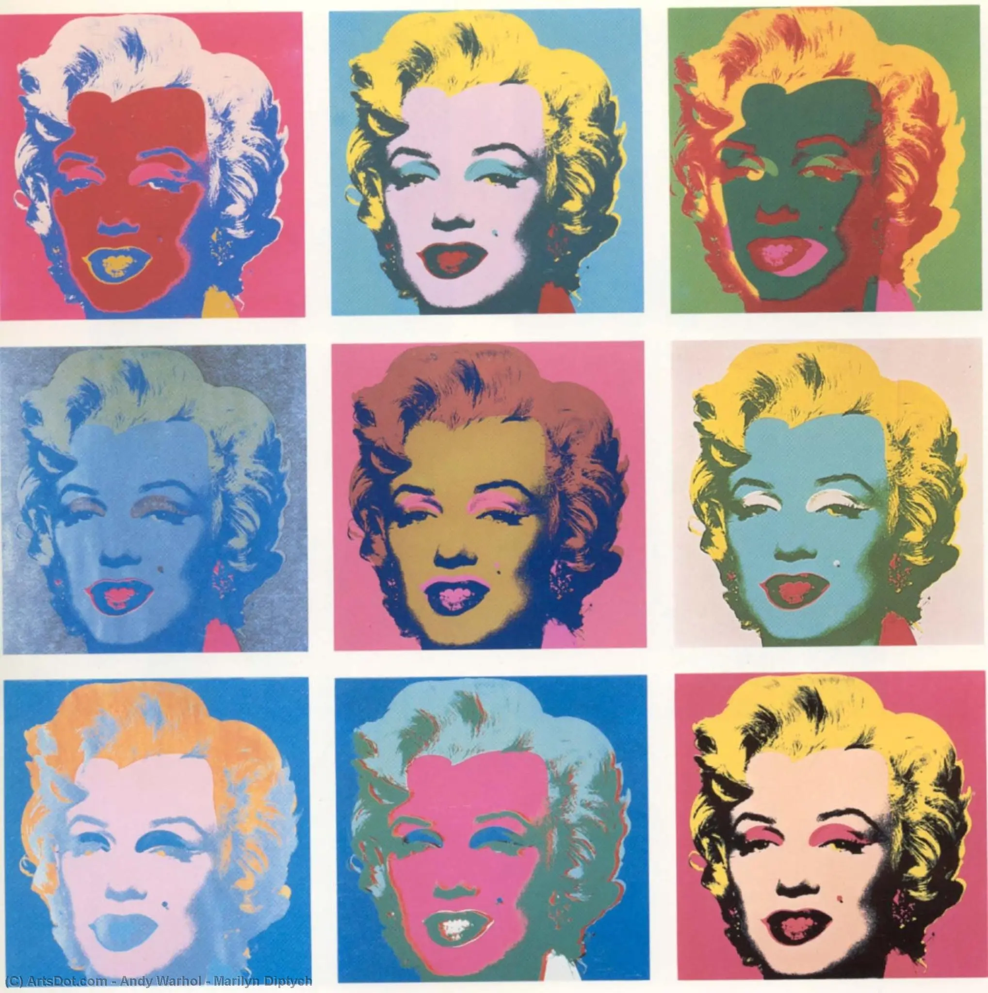 Andy warhol marilyn diptych Andy warhol marilyn diptych