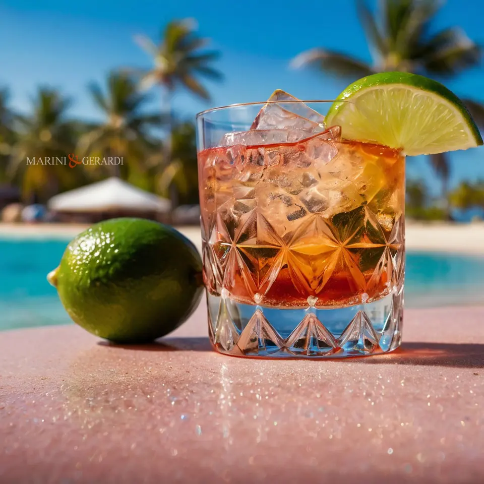 Dark'n'stormy cocktail bermuda palme Dark'n'stormy cocktail bermuda palme - Bermuda