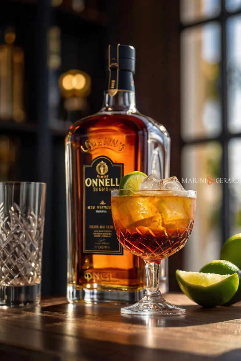 Dark'n'stormy cocktail dark gosling's black seal rum - Bermuda