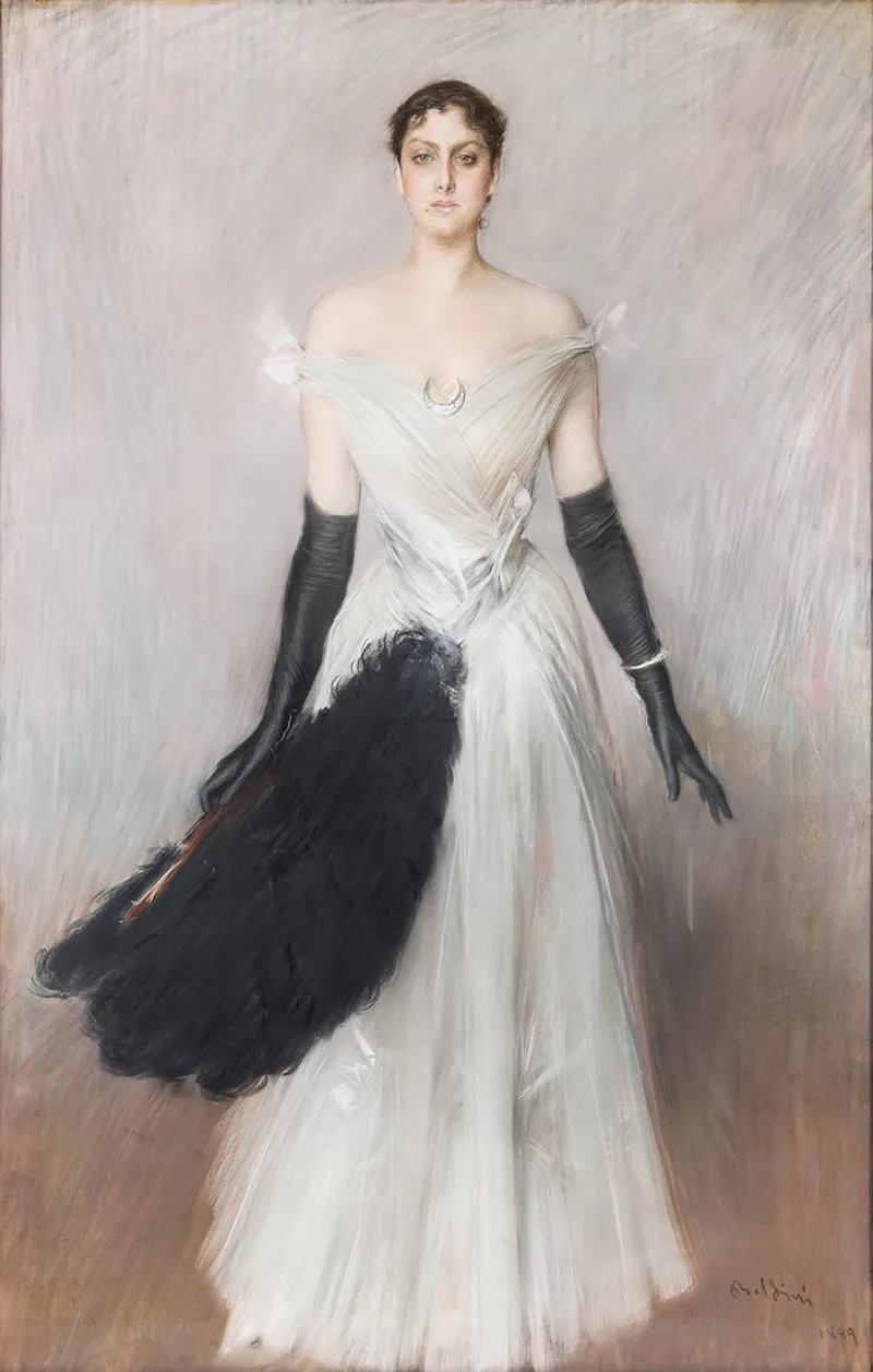 Giovanni Boldini ritratto di signora 1889 pastello su tela 203 x 142 cm Giovanni Boldini ritratto di signora 1889 pastello su tela 203 x 142 cm