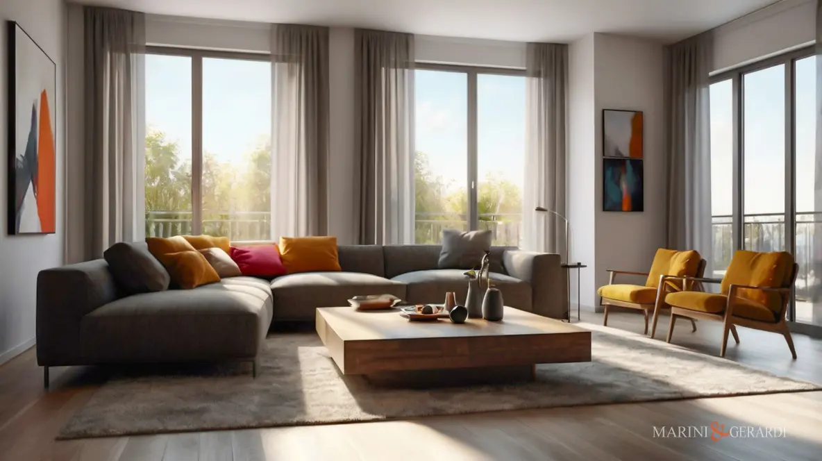 Tende da vetrata living in puro lino su misura Tende da vetrata living in puro lino su misura