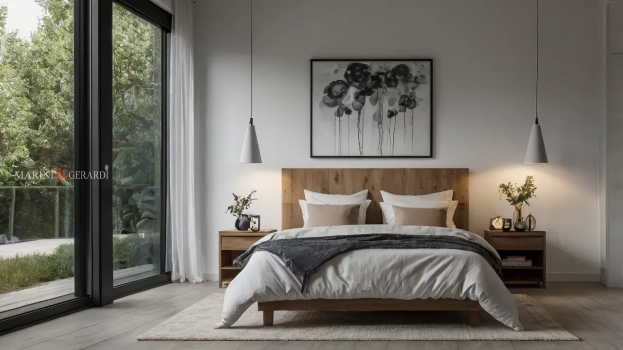 Misura letto matrimoniale stanza da letto vista giardino Misura letto matrimoniale stanza da letto vista giardino