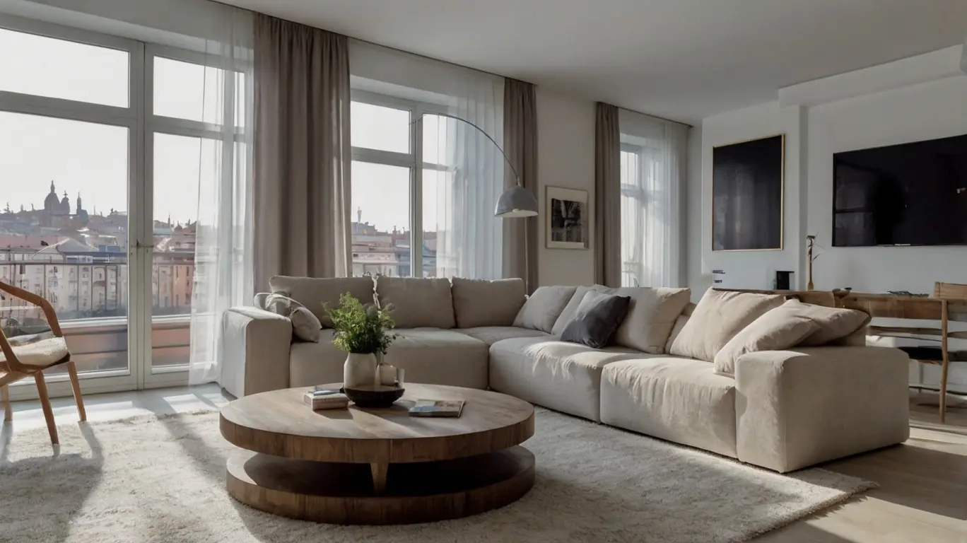 Tende da interni in lino di alta qualità Tende da interni in lino di alta qualità