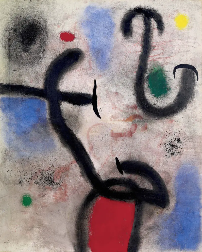 Miro joan femme et oiseau 1964 Miro joan femme et oiseau 1964