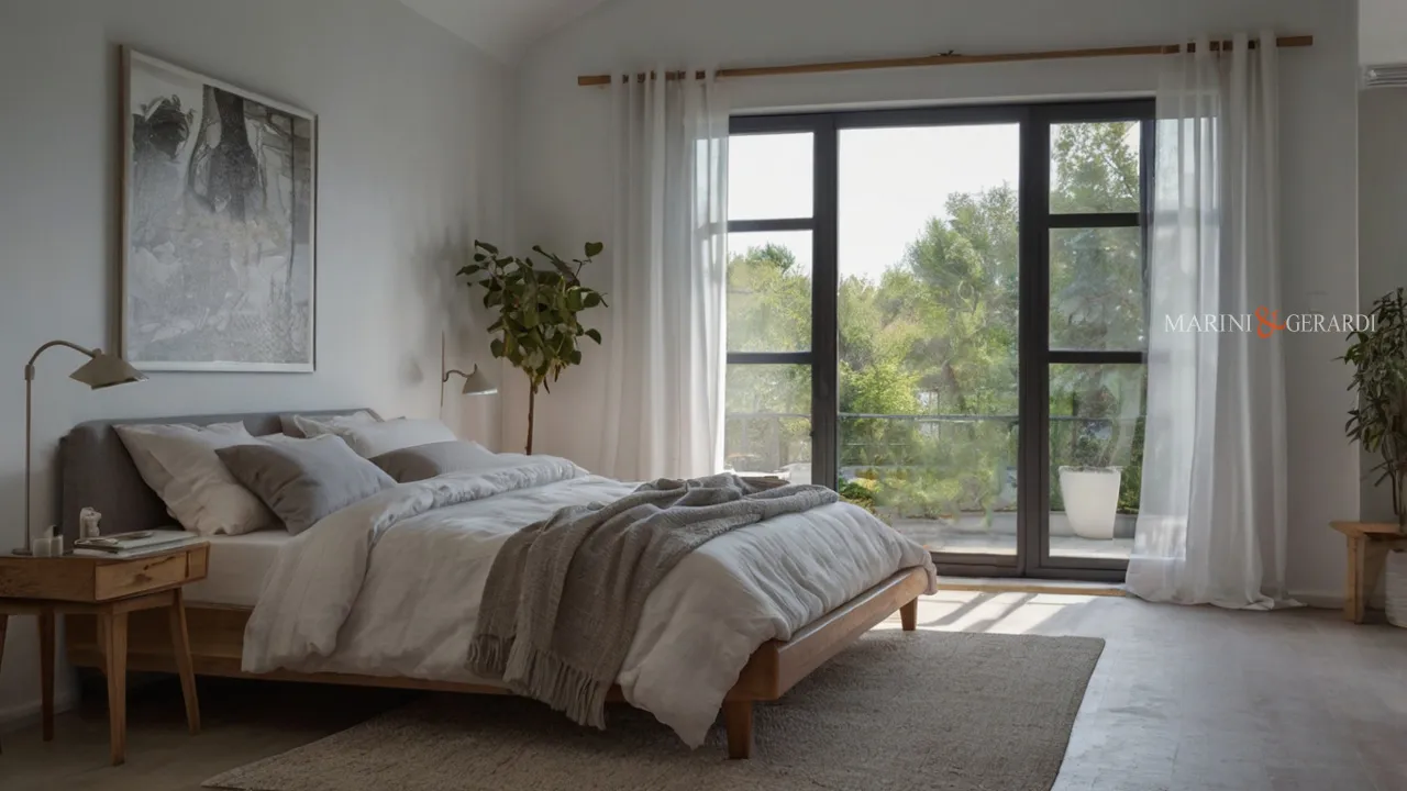 Misure dei letti matrimoniali ampie finestre sul giardino tende lenzuola in lino Misure dei letti matrimoniali ampie finestre sul giardino tende lenzuola in lino