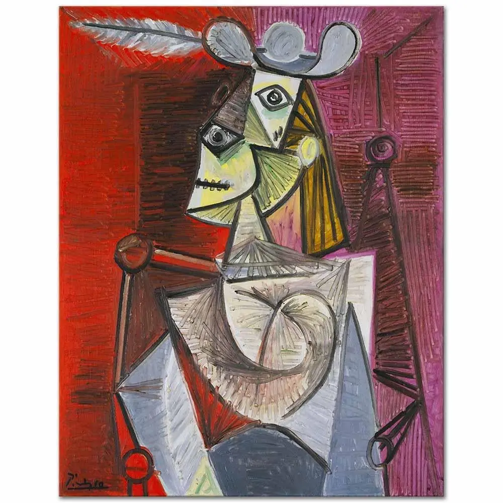 Pablo picasso woman in an armchair art. Pablo Picasso woman in an armchair art.