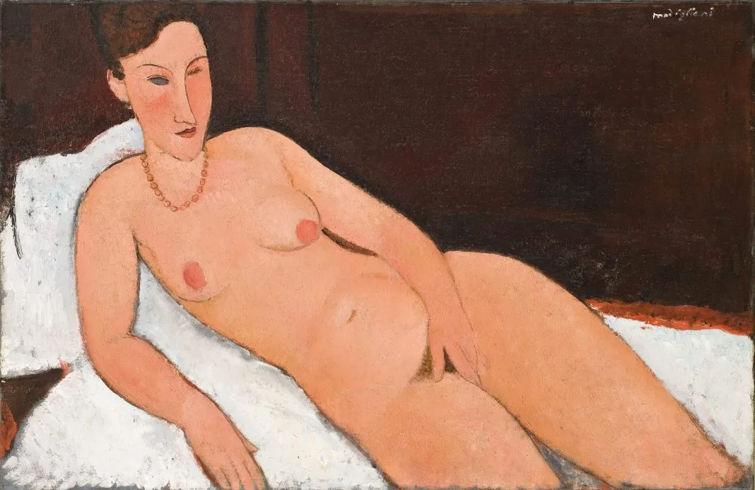 Amedeo modigliani nudo con collana di corallo 1917 Amedeo modigliani nudo con collana di corallo 1917