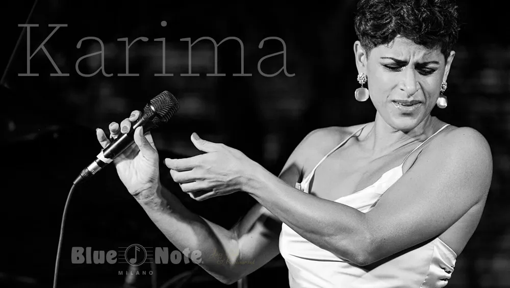 Karima in concerto al blue note di milano Karima in concerto al blue note di milano