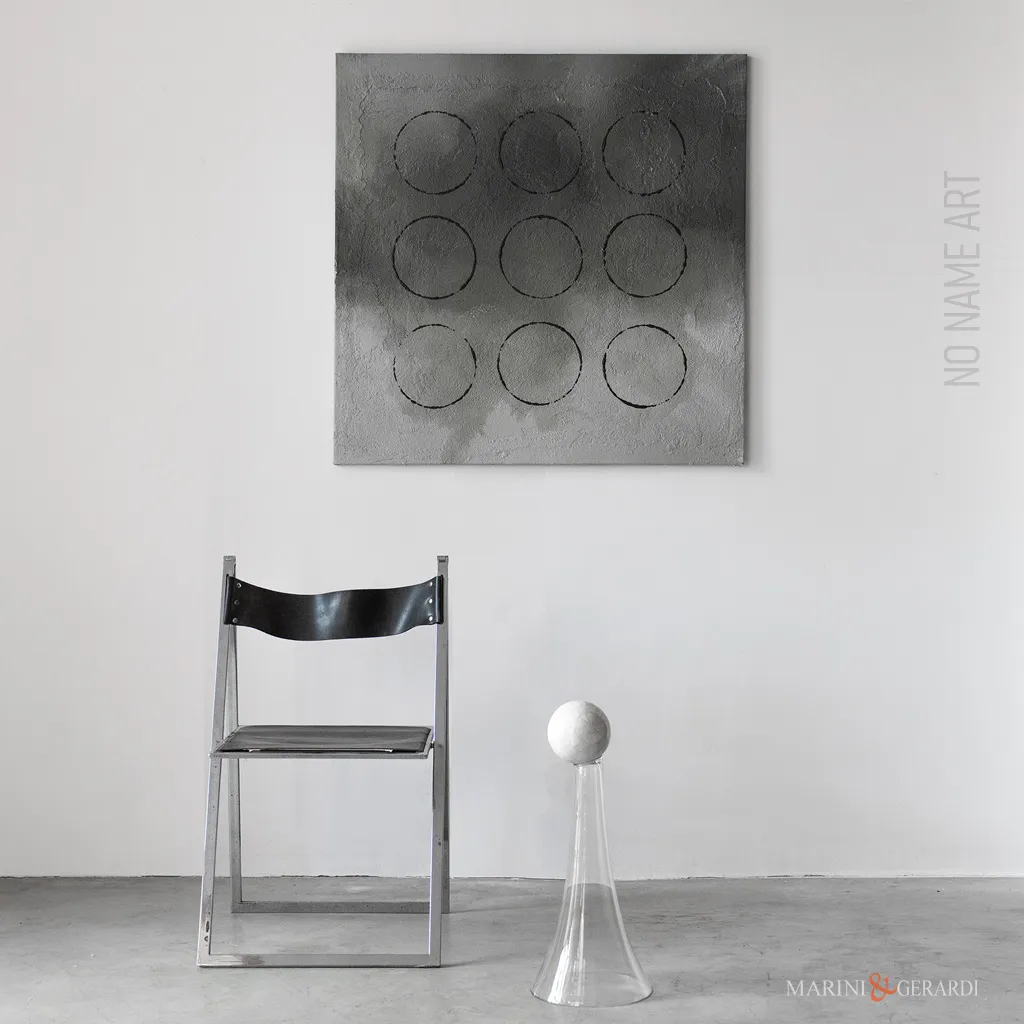 Metafisico m326 100×100 no name art quadri su tela astratti sedia metallica moderna Metafisico m326 100×100 no name art quadri su tela astratti sedia metallica moderna