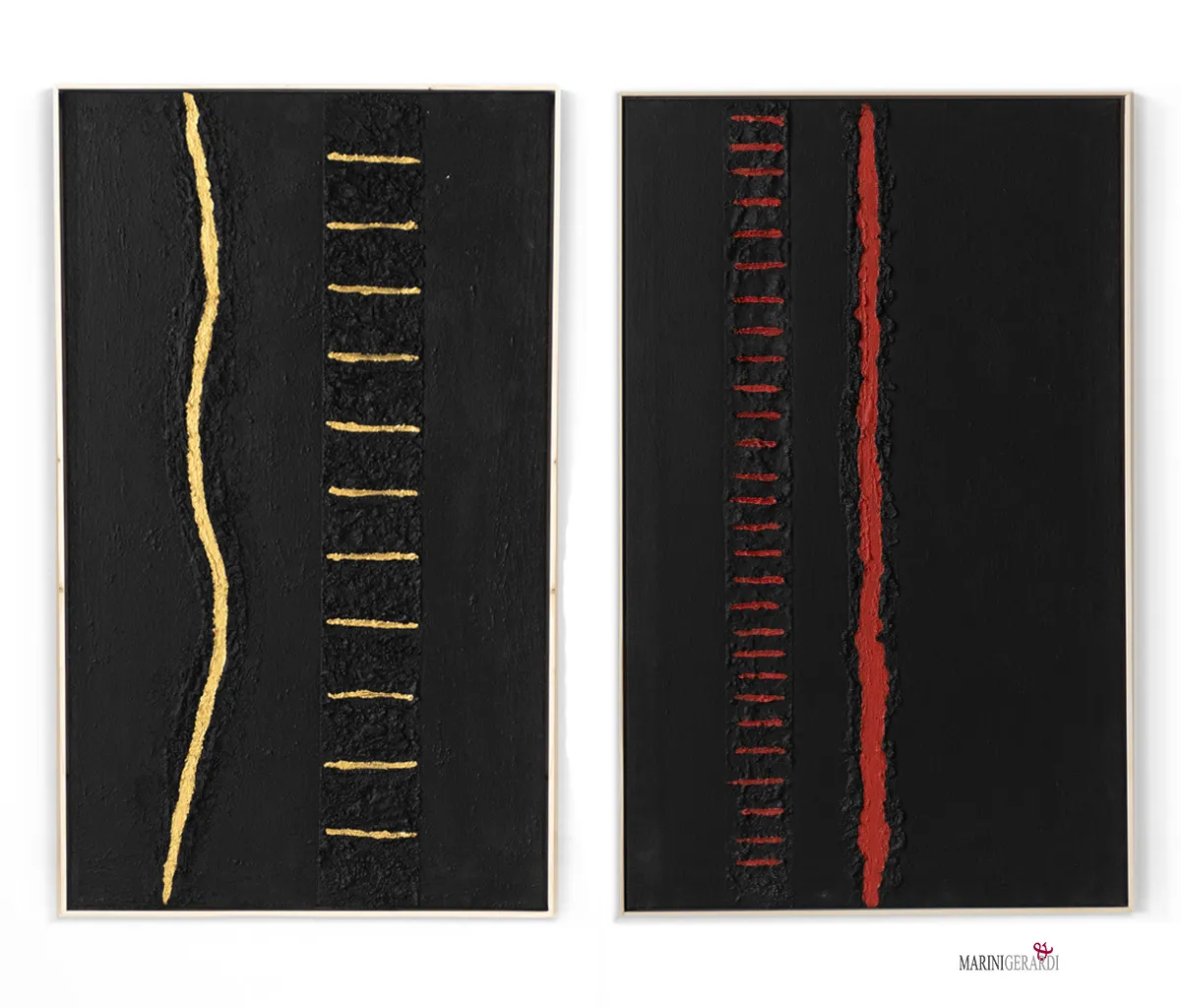 Infinito lotto mk255 quadri su tela moderni nero rosso 70x120 Infinito lotto mk255 quadri su tela moderni nero rosso 70x120