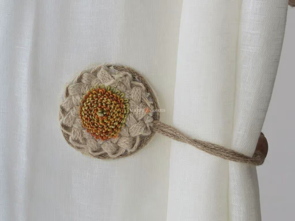 Fermatende calamita tende da interno design con fiori a magnete Fermatende calamita tende da interno design con fiori a magnete