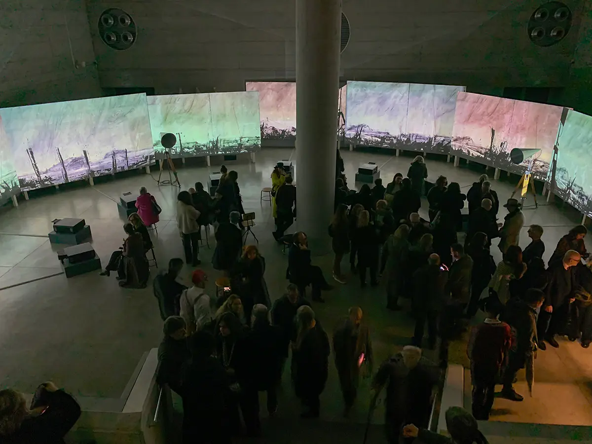 Sala stirling palazzo citterio milano more sweetly play the dancedi william kentridge Sala stirling palazzo citterio milano more sweetly play the dancedi william kentridge