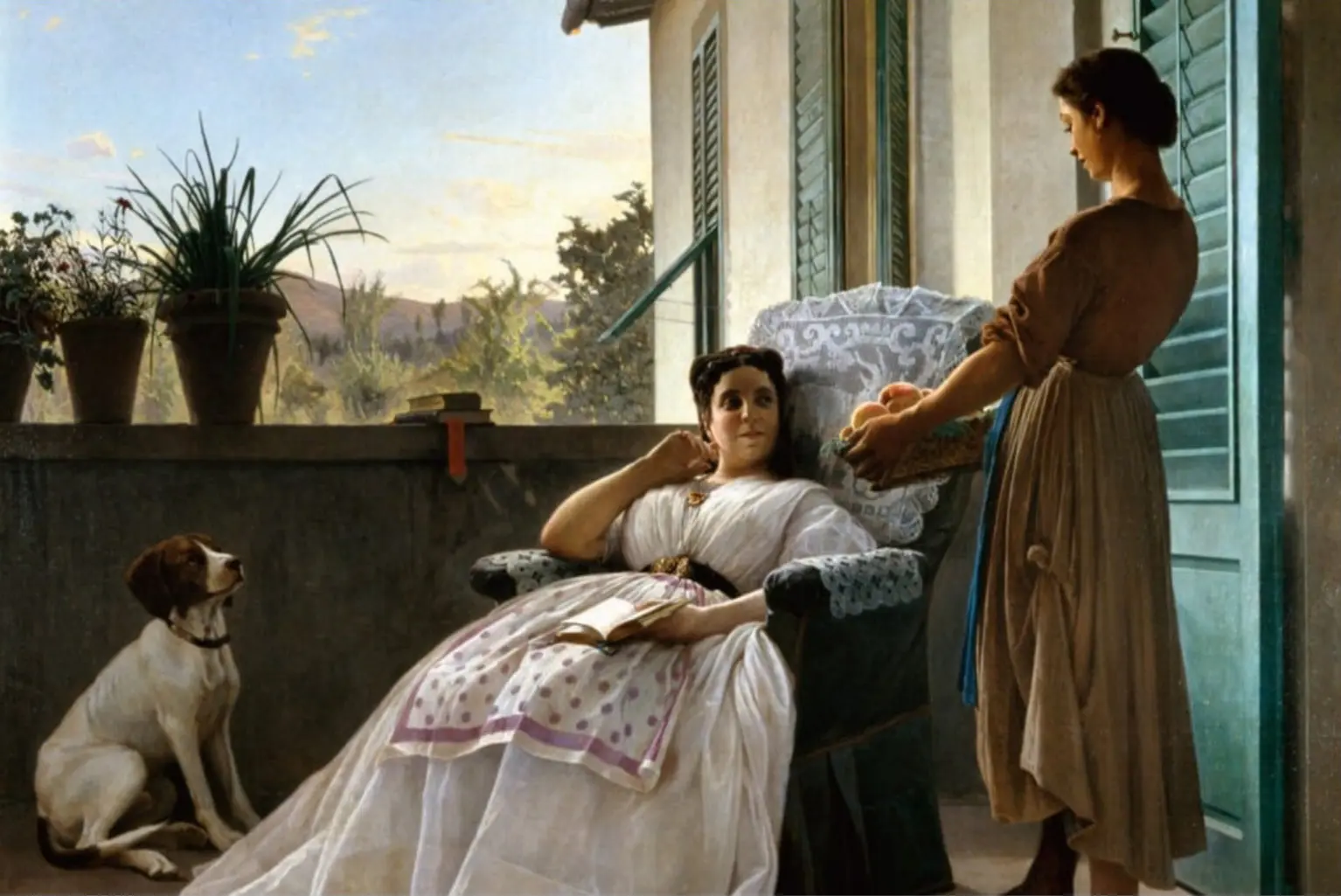 Silvestro lega la padrona del giardino 1887 Silvestro lega la padrona del giardino 1887