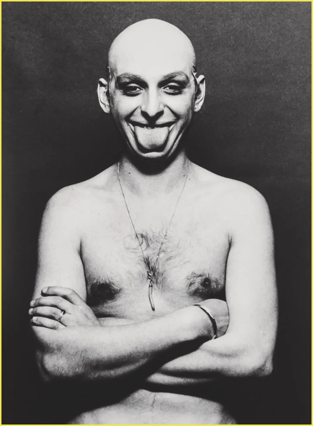 Autoritratto dell'artista svizzero urs lüthi i'll be your mirror 1972 collezione carla sozzani