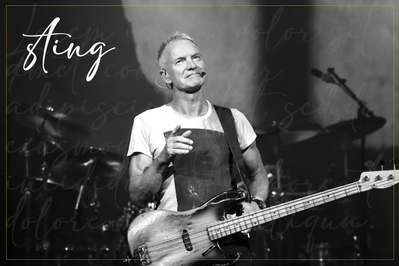 Sting tour europeo 2026 Sting tour europeo 2026