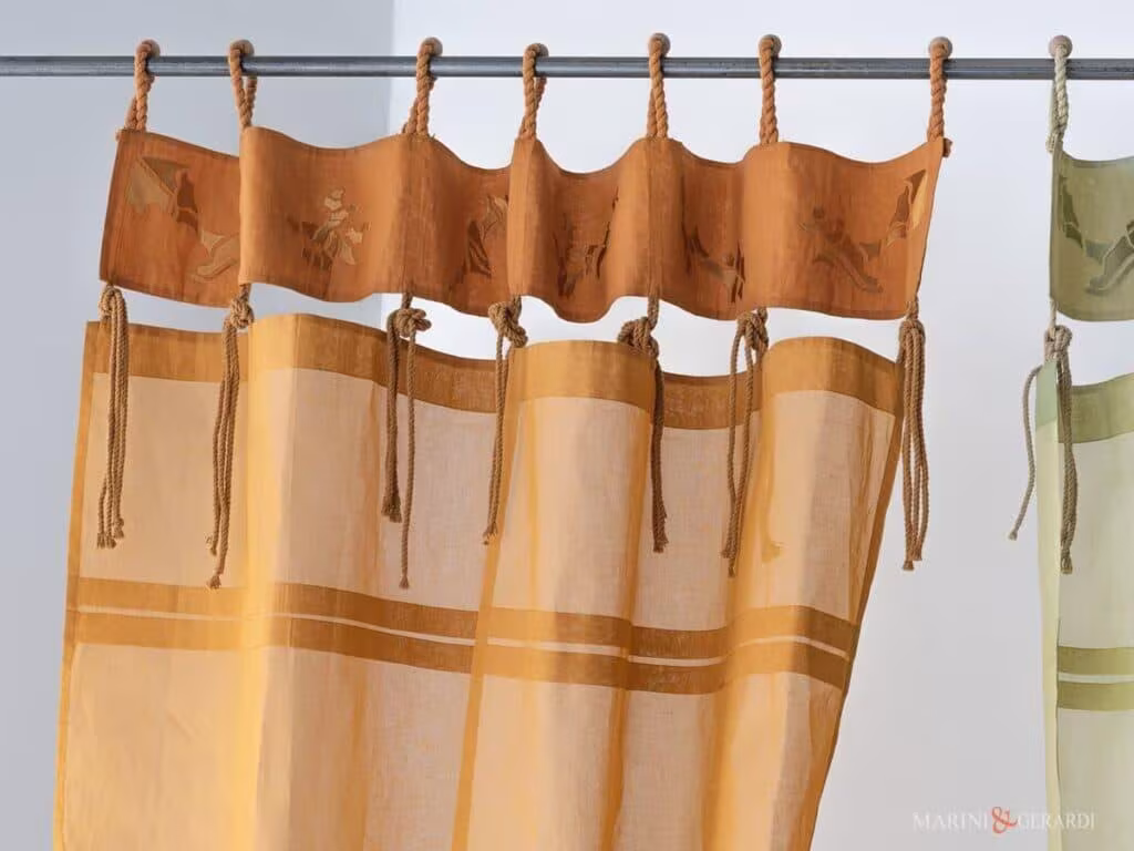 Tende per casa moderne organza di cotone con ricamo Tende per casa moderne organza di cotone con ricamo