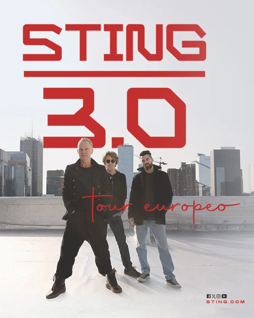 Tappe tour europeo sting 3 Tappe tour europeo sting 3