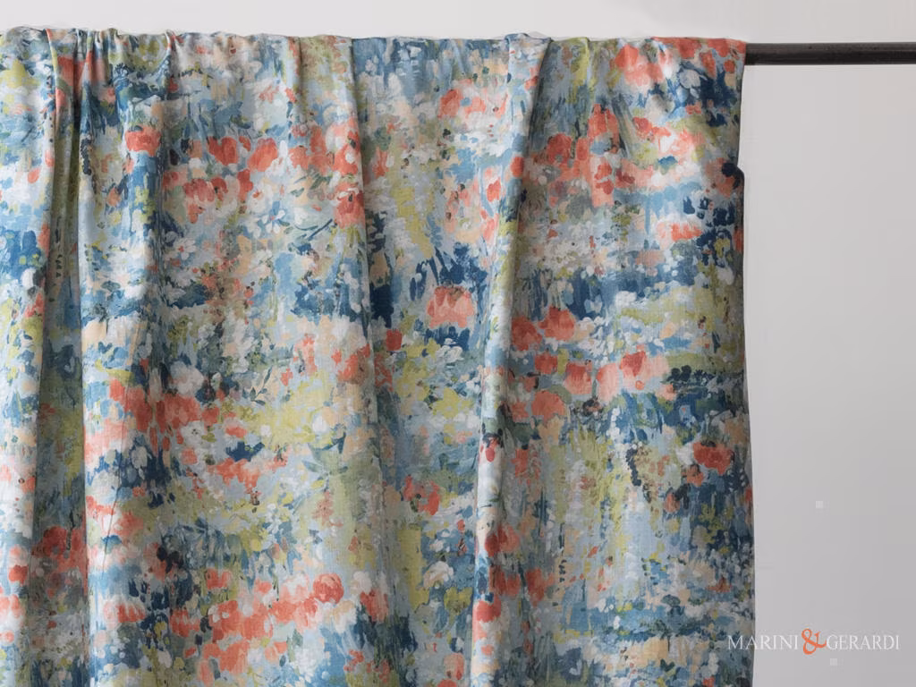 Tessuto arredo stile francese papaveri monet Tessuto arredo stile francese papaveri monet